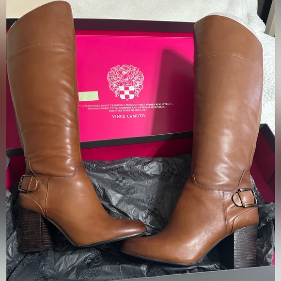Vince Camuto Sidney Women’s Leather Tall Brand New Never tried on!! Size 11 - Picture 3 of 11